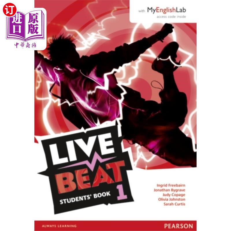 海外直订Live Beat 1 Student Book & MyEnglishLab Pack Live Beat 1学生书和我的英语实验室包
