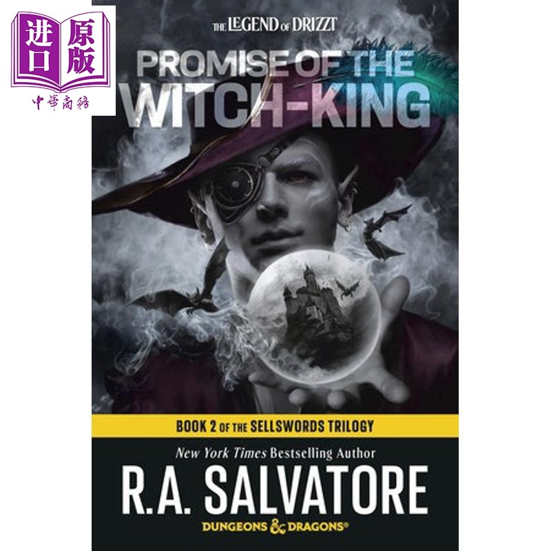 预售 女巫王的承诺 龙与地下城 雇佣兵三部曲 第二部 Promise of the Witch King 英文原版 RA Salvatore【中商原版】
