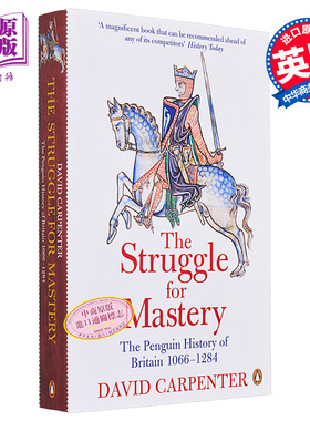 企鹅英国史 英国 1066-1284 英文原版 The Penguin History of Britain The Struggle for Mastery Carpenter【中商原版】