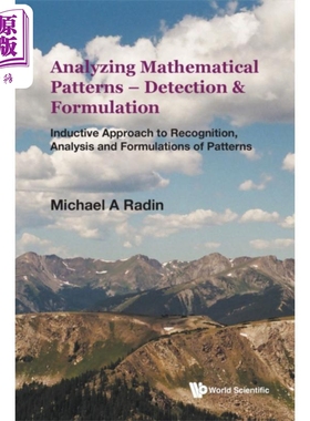 现货 分析数学模式 检测与公式化 模式识别 分析和公式化的归纳方法 英文原版 Michael a Radin 【中商原版】