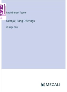 海外直订Gitanjal; Song Offerings: in large print Gitanjal;歌曲：大号字体