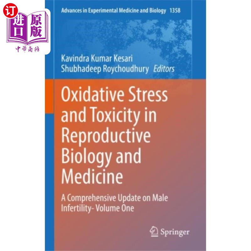 海外直订医药图书Oxidative Stress and Toxicity in Reproductive Bi... 生殖生物学和医学中的氧化应激和毒性