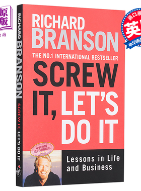 管他的 就去做吧 维珍老板创业经验  Screw It Let’s Do It Expanded 英文原版 Richard Branson 开公司【中商原版】