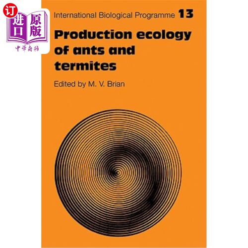 海外直订Production Ecology of Ants and Termites 蚂蚁和白蚁的生产生态学