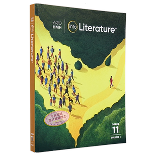 美国HMH Into Literature Student Edition Volume 1 Grade 11 中学高中文学学生书11年级上册 英语阅读英文原版【中商原版】