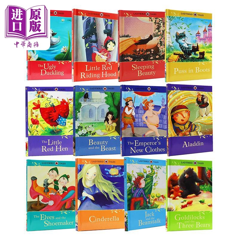 Ladybird Tales 瓢虫经典童话故事系列12册套装 小红帽小丑鸭睡美人 英语启蒙 精装 儿童图画书 英文原版进口图书【中商原版?,书籍/杂志/报纸,原版其它,淘宝优惠券,粉丝福利购,淘宝优惠卷