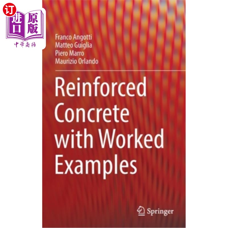 海外直订Reinforced Concrete with Worked Examples 钢筋混凝土与工作实例