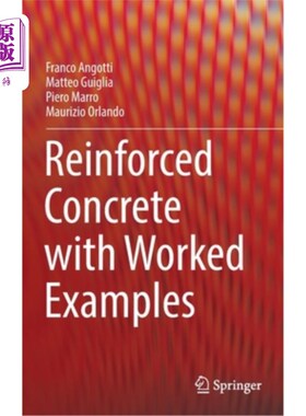 海外直订Reinforced Concrete with Worked Examples 钢筋混凝土与工作实例