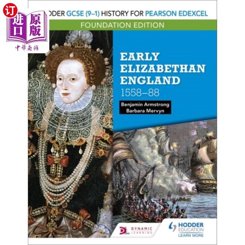 海外直订Hodder GCSE (9-1) History for Pearson Edexcel Fo... 霍德GCSE(9-1)历史为皮尔逊埃德克斯基础版:早期伊丽莎白时