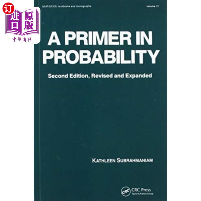 海外直订Primer in Probability 概率中的引物