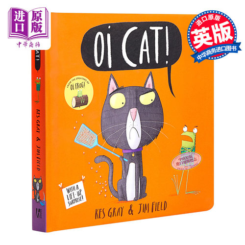 现货 Kes Gray：Oi Cat 哦，小猫 英文原版 进口图书 故事绘本 亲子绘本 儿童读物 0-3岁【中商原版】