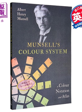 孟塞尔色彩系统 色彩符号和图谱 Munsells Colour System 英文原版 Albert Henry Munsell【中商原版】