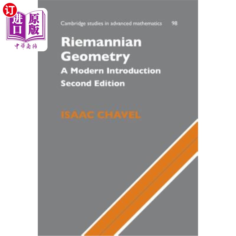 海外直订Riemannian Geometry: A Modern Introduction 黎曼几何：现代导论