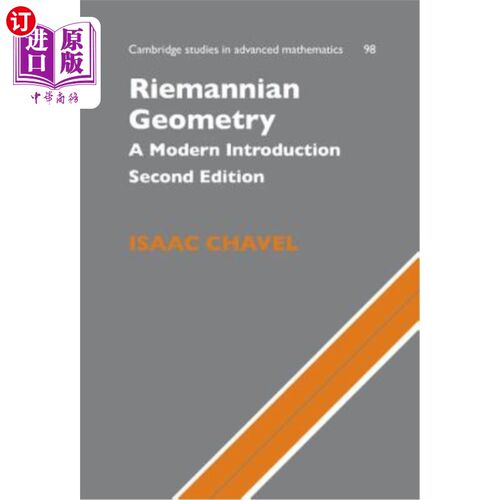 海外直订Riemannian Geometry: A Modern Introduction 黎曼几何：现代导论
