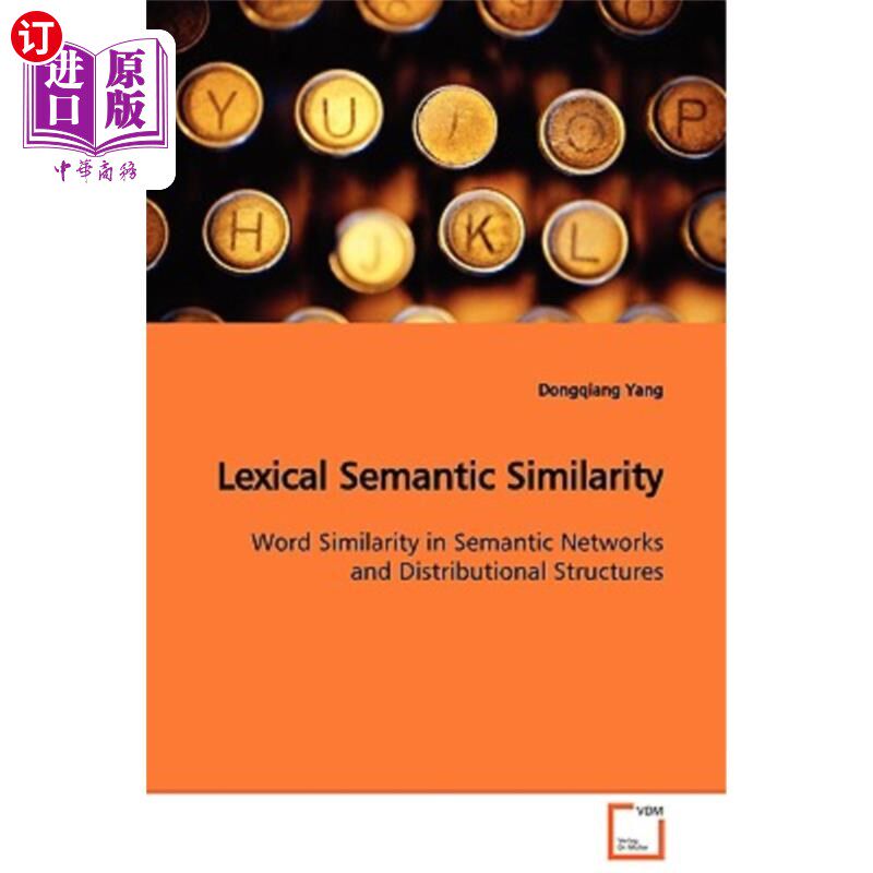海外直订Lexical Semantic Similarity 词汇语义相似度