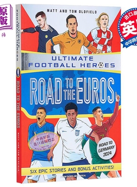足球英雄系列 通往2024年欧洲杯之路收集 Road to the Euros Ultimate Football Heroes 英文原版 Matt Oldfield【中商原版】