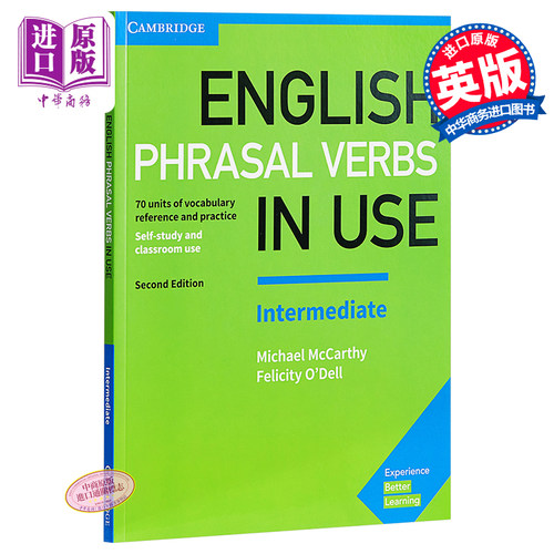【中商原版】剑桥中级英语短语动词 配答案 英文原版English Phrasal Verbs in Use Intermediate