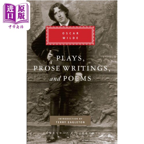 王尔德戏剧 散文和诗歌 Terry Eagleton作序 Plays Prose Writings and Poems 英文原版 Oscar Wilde【中商原版】