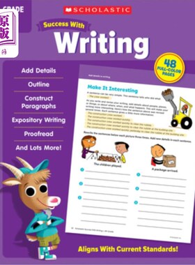 海外直订Scholastic Success with Writing Grade 4 四年级写作的学术成功