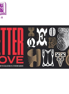 Letter Love: 40 Postcards from the Collection of Letterform Archive 进口艺术 书信之爱【中商原版】