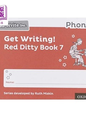 海外直订Read Write Inc. Phonics: Get Writing! Red Ditty ... Read Write公司拼读:开始写作!红色小曲书7包10