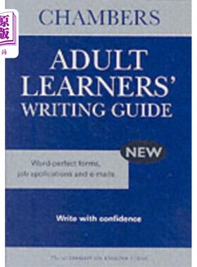 海外直订Chambers Adult Learners' Writing Guide Chambers成人学习者写作指南