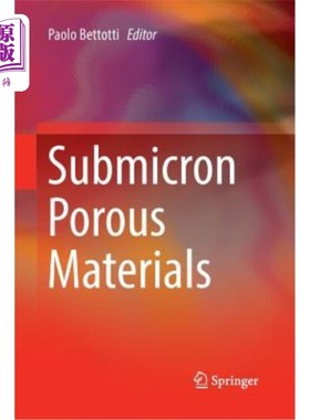 海外直订Submicron Porous Materials 亚微米多孔材料