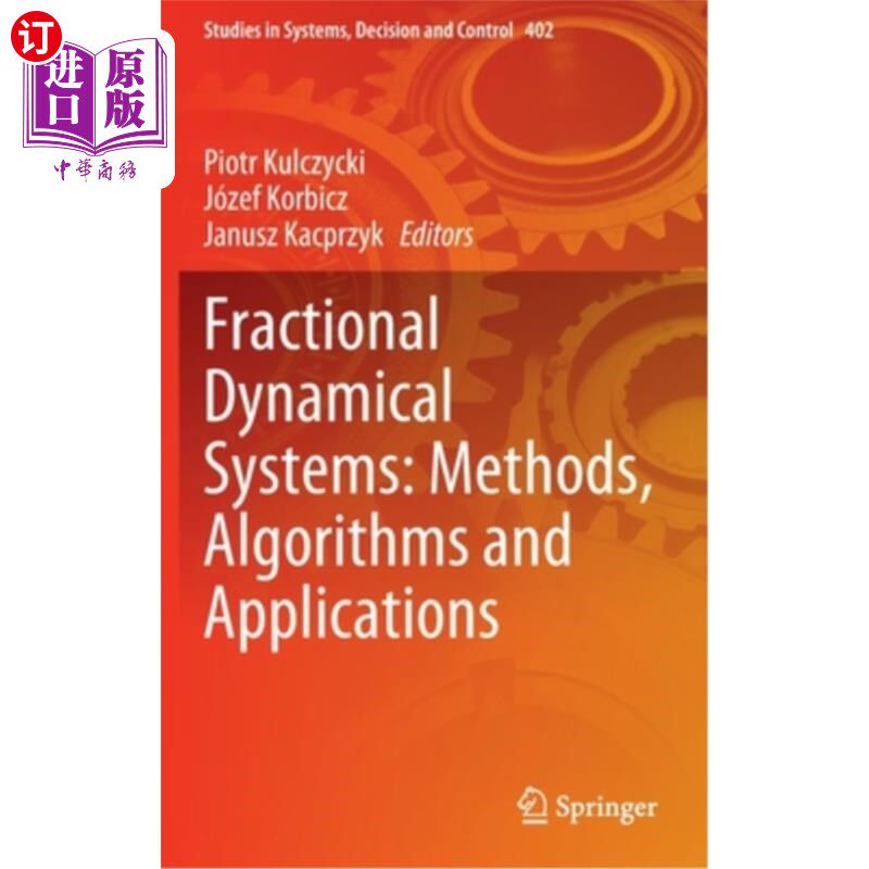 海外直订Fractional Dynamical Systems: Methods, Algorithms and Applications 分数阶动力系统:方法，算法和应用