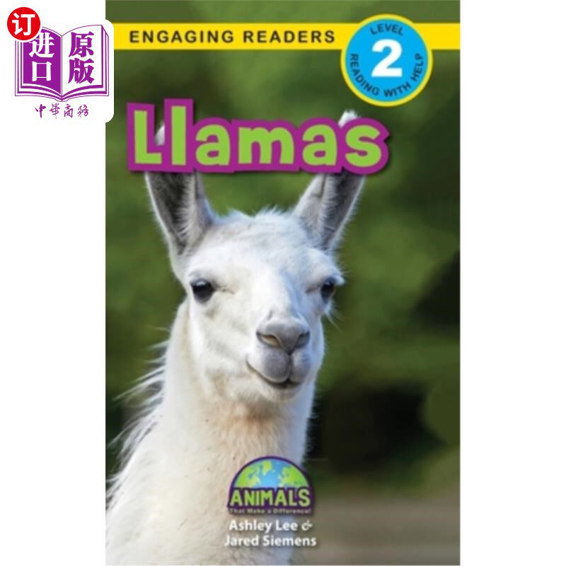 海外直订Llamas: Animals That Make a Difference! (Engaging Readers, Level 2) 大羊驼:改变世界的动物!(吸引读者，第2级)