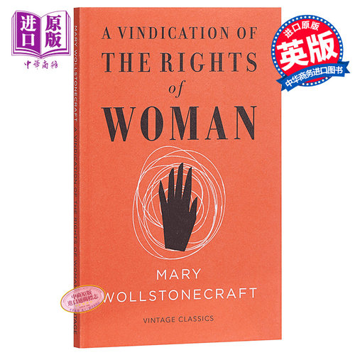 沃斯通克拉夫特 为女权辩护 英文原版 女性主义经典短篇 A Vindication of the Rights of Woman Mary Wollstonecraft