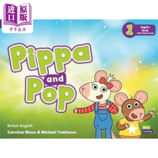 英文原版 and Level 预售 Book 剑桥幼儿英语学生书级别1 学龄前儿童幼教启蒙 Pack Pop Digital with 中商原版 Pupils Pippa