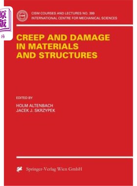 海外直订医药图书Creep and Damage in Materials and Structures 材料和结构中的蠕变和损伤