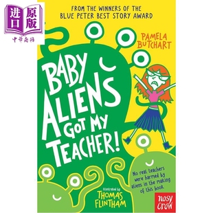 英文原版 外星宝宝抓走了我 and Izzy 预售 Baby Teacher 儿童小初文学 老师 Got Aliens 中商原版 Friends 伊兹和朋友们1