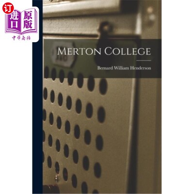 海外直订Merton College 默顿学院