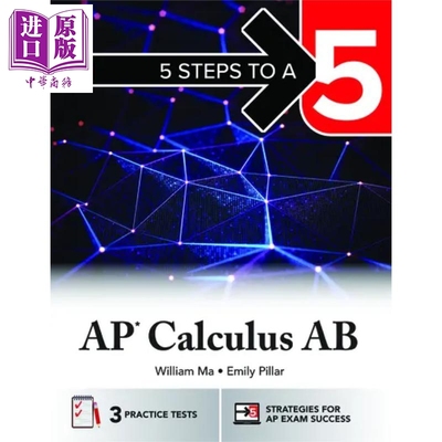 2025新版五步速成系列 AP考试微积分AB 5 Steps to a 5 AP Calculus AB Student edition英文原版图书McGraw-Hill【中商原版?