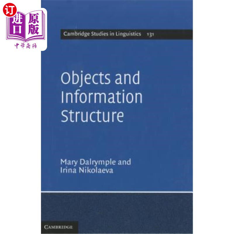 海外直订Objects and Information Structure 对象和信息结构