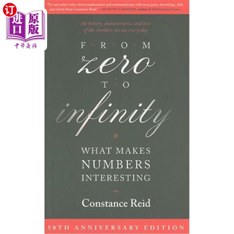 海外直订From Zero to Infinity: What Makes Numbers Interesting 从零到无穷:数字的有趣之处