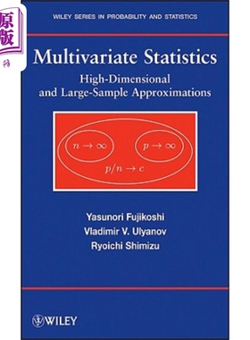 预售 多变量分析中的高维与大样本近似值 Multivariate Statistics 英文原版 Yasunori Fujikoshi 中商原版