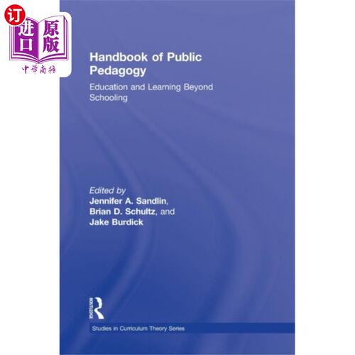 海外直订Handbook of Public Pedagogy 公共教育学手册