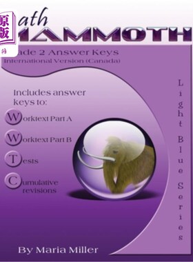 海外直订Math Mammoth Grade 2 Answer Keys, International Version (Canada) 猛犸数学2年级答案，国际版(加拿大)