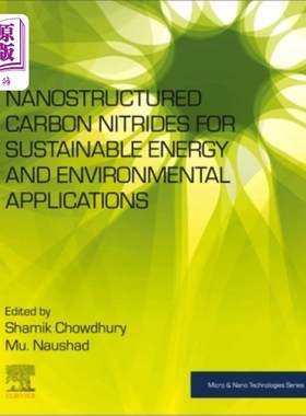 海外直订Nanostructured Carbon Nitrides for Sustainable Energy and Environmental Applicat 用于可持续能源和环境应用的