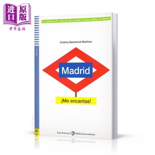 Readers Madrid 分级读物 Teen 西班牙首都介绍 西班牙语原版 含音频 Spanish ELI encantas 中商原版 马德里我爱你