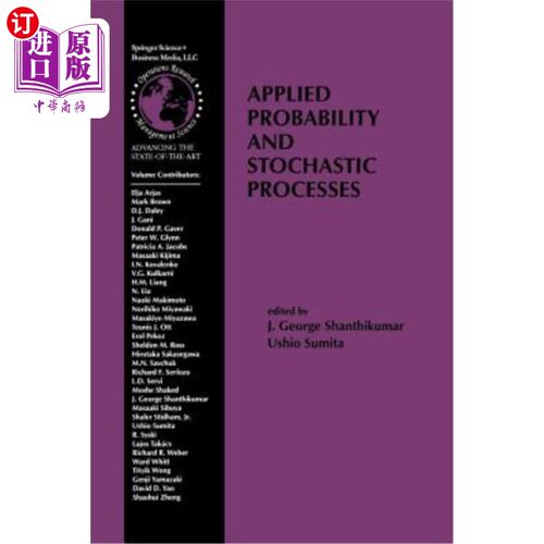 海外直订Applied Probability and Stochastic Processes 应用概率与随机过程