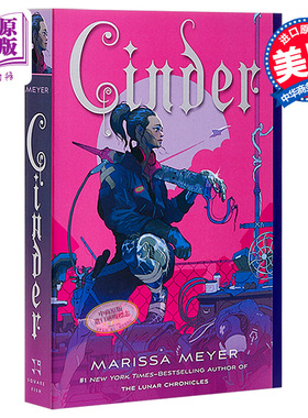 月族 1 英文原版 Lunar Chronicles 01 Cinder 科幻冒险畅销小说 豆瓣年度读书榜单 Marissa Meyer 玛丽莎梅尔【中商原版】