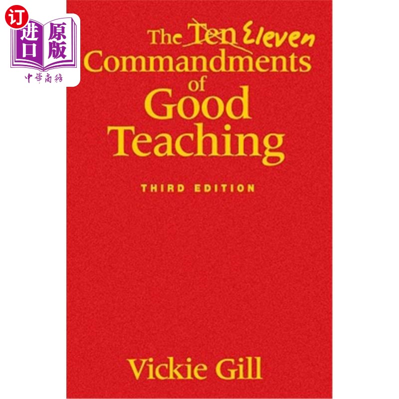 海外直订The Eleven Commandments of Good Teaching 良好教学的十一条戒律