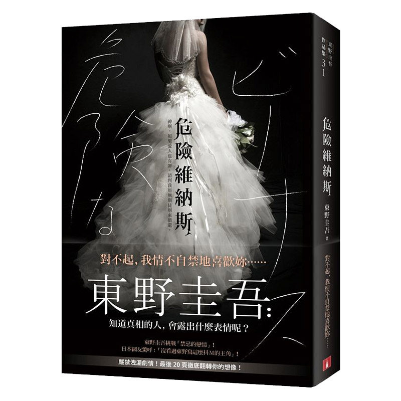 预售 【中商原版】危险维纳斯 港台原版 东野佳吾 东野圭吾 皇冠