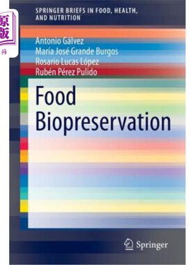 海外直订Food Biopreservation 食物预订