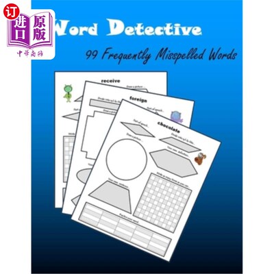海外直订Word Detective: 99 Frequently Misspelled Words 单词侦探:99个经常拼错的单词