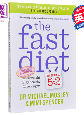 现货 快速节食 轻断食 修订更新版 The Fast Diet Revised and Updated 英文原版 Michael Mosley 减肥【中商原版】