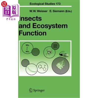 海外直订Insects and Ecosystem Function 昆虫与生态系统功能